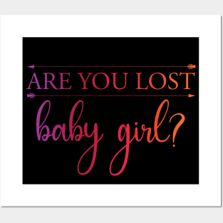 365 days quote - Are you lost baby girl (rainbow and arrows) | Michele Posters and Art